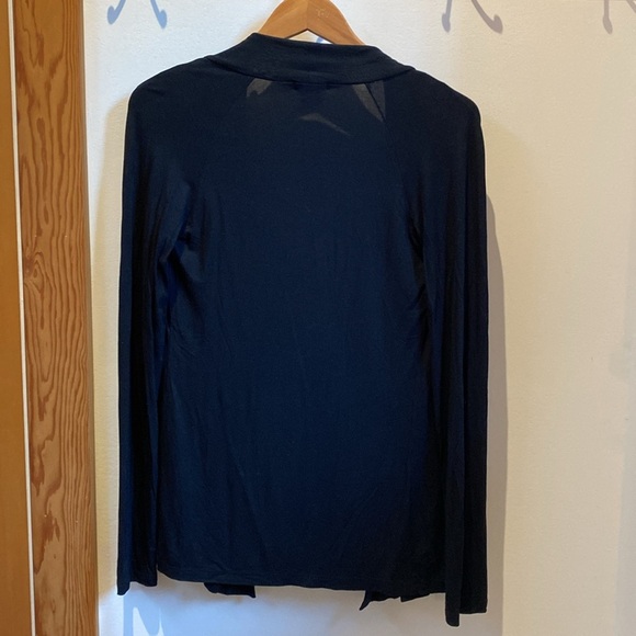 Plum Lightweight Open Front Cardi - Picture 3 of 4